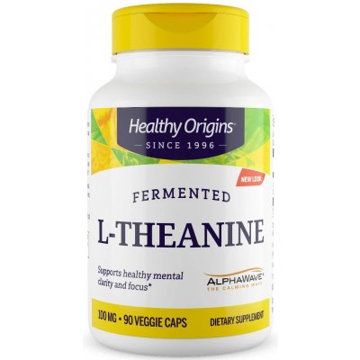 Healthy Origins L-Theanin 100 mg 90 kapslí