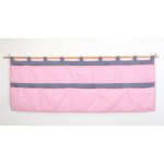 JAN peří Kapsář za postel 70 x 200 cm šedý/růžový – Hledejceny.cz