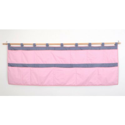 JAN peří Kapsář za postel 70 x 200 cm šedý/růžový – Hledejceny.cz