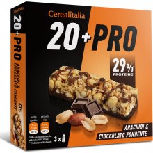 Cerealitalia 20+PRO arašídové tyčinky 3 x 38 g