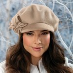 Krumlovanka dámská béžová zimní čepice s kšiltem W-0891/284 – Hledejceny.cz