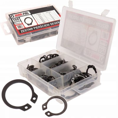 Segerový pojistný kroužek, sada 150ks MAR-POL, , , – Sleviste.cz