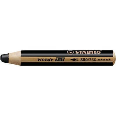 STABILO woody 3 in 1 - 880/750 - černá – Hledejceny.cz