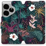 Mobiwear Realme GT 6 5G VP13S Temná flóra – Zboží Živě