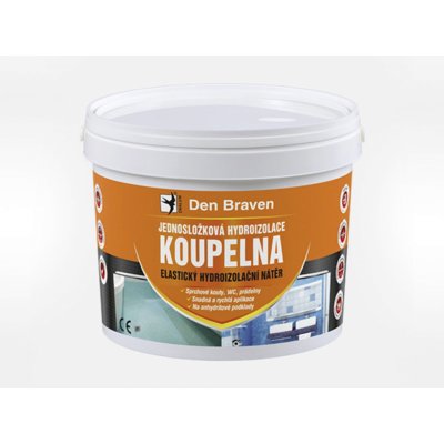 Hydroizolace jednosložková Den Braven koupelna 2,5 kg – HobbyKompas.cz