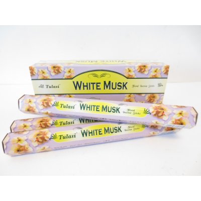 Tulasi indické vonné tyčinky Classics White Musk 20 ks – Zboží Dáma