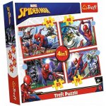 TREFL Hrdinný Spiderman 4v1 35,48,54,70 dílků – Sleviste.cz