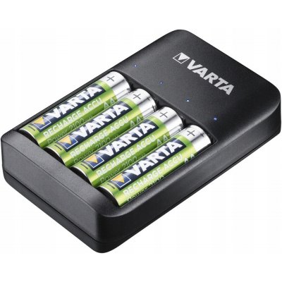 Varta Value USB Quattro Charger + 4x AA 2100 mAh 57652101451 – Zboží Živě