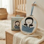Graine Creative Sada na vyšívání Kapitán tučňák – Zboží Dáma