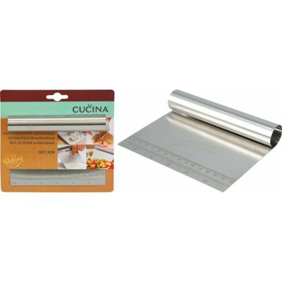 Nerezová kuchyňská stěrka s měrkou 15x11,5 cm – Zboží Mobilmania