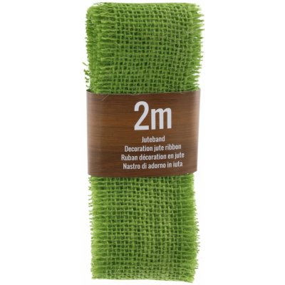 GEROMA Jutová mašle zelená 200 x 6,5 cm – Hledejceny.cz