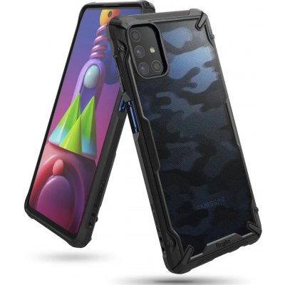 Pouzdro Ringke Fusion X pancéřové Samsung Galaxy M51 camo černé – Zboží Mobilmania