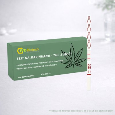 Alfa Scientific test na marihuanu THC z moči 1 - 50 ks 5 ks – Hledejceny.cz