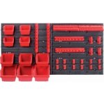 KISTENBERG závěsný panel ORDERLINE s 10-boxy na nářadí a 22-držáky na nářadí, 800x165x400mm, KOR4 – Zboží Dáma