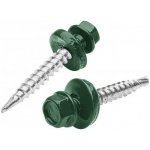Šroub samořezný pozink. 4,8x19mm mechově zelená RAL6005 – Hledejceny.cz