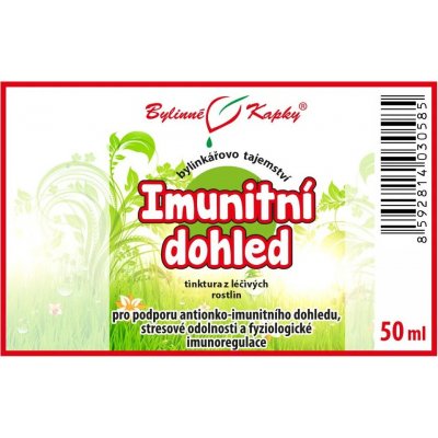 Imunitní dohled Bylinné kapky tinktura Bylinkářovo tajemství 50 ml – Hledejceny.cz