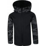 V-Mart Softshellová bunda Reflexní maskáč černá – Sleviste.cz