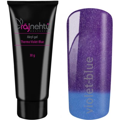 Ráj nehtů Akryl-gel v tubě Thermo Violet-Blue 30 g – Hledejceny.cz