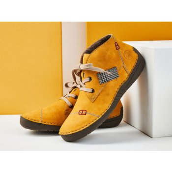 Rieker dámská kotníková obuv 52543-69 žlutá