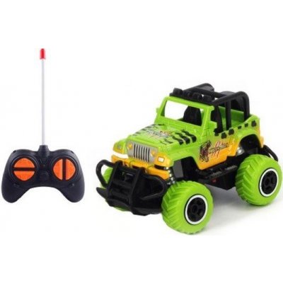 LAMPS JEEP Auto terénní zelené na R/C dálkové ovládání 1:43 – Zboží Mobilmania