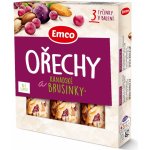 Emco Tyčinka Ořechy a brusinka 3 x 35 g – Zboží Dáma