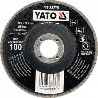 Yato Kotouč lamelový brusný 125 x 22,4 mm P60 YT-83273 – Zboží Dáma