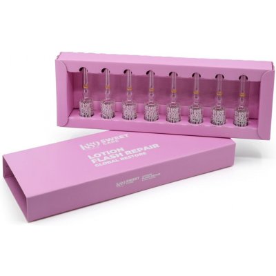 K89 Sweet Care Flash REPAIR Lotion výživné ampule na vlasy 8 x 8,3 ml – Hledejceny.cz