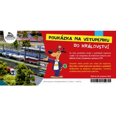 Efko Vstupenka Dětská/Senior/ZTP do Království železnic – Hledejceny.cz