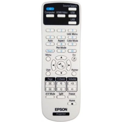 Dálkový ovladač Epson 217358900, BRIGHTLINK 675WI, BRIGHTLINK 710UI, EB-670, EB-685W, EB-696UI, H728A, H740B, H878C, POWERLITE 670 – Zboží Mobilmania