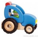 Goki Dřevěný traktor – Zboží Mobilmania