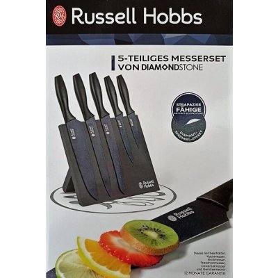 Russell Hobbs Sada nožů s magnetickým stojanem Diamondstone 5 ks – Sleviste.cz