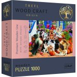 TREFL Wood Craft Origin Psí přátelství 1000 dílků – Sleviste.cz