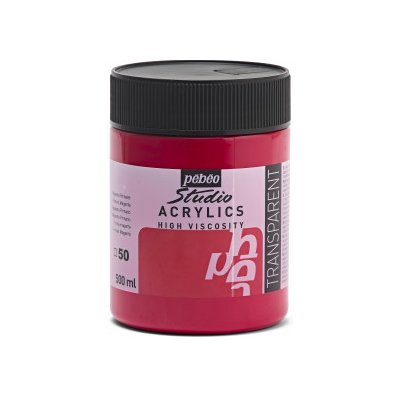 Pébéo Studio Acrylics Akrylová barva 50 Primary Magenta 500 ml – Hledejceny.cz