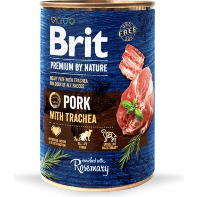 Brit Premium by Nature Dog Pork with Trachea 400 g