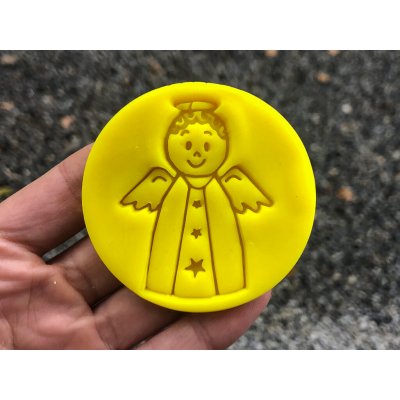 TVOŘÍTKO Anděl IX- razítko Rozměr: 8 cm, + Vykrajovátko: Ne – Zboží Mobilmania