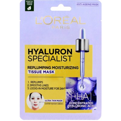 L'Oréal Hyaluron Specialist textilní pleťová maska 30 ml – Zboží Dáma