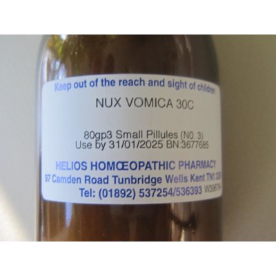 Helios Homoeopathy Nux vomica 30 C 80g