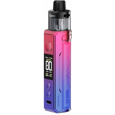 VooPoo Drag X2 Mod Pod 80 W Full Kit 0 mAh Modern Red 1 ks – Hledejceny.cz