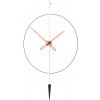 Hodiny Mclocks PP819 Pendulum Plus silver-red 80cm