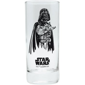 CurePink Sklenice Star Wars/Hvězdné války: Darth Vader 290 ml