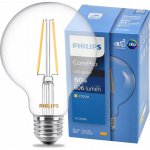 Philips LED žárovka E27 Classic Filament G93 7W 60W teplá bílá 2700K – Hledejceny.cz
