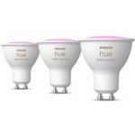 Hue WACA sada 3x žárovka LED GU10 4,2W 400lm 2000-6500K RGB CRI80 IP20 – Sleviste.cz