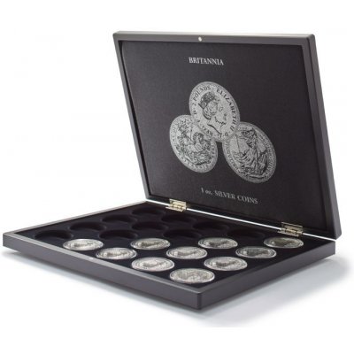 Leuchtturm Britannia stříbrné kazeta na 20 ks mincí – Zboží Dáma