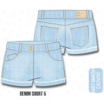 Minoti KG Dshort 5 kraťasy dívčí džínové s elastenem modrá – Zboží Dáma