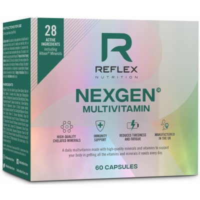 Reflex Nutrition Nexgen Pro Multivitamín 60 kapslí 2 + 1