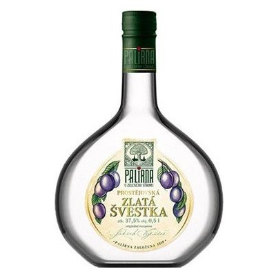 Palírna u Zeleného Stromu Švestka Zlatá Prostějov 37,5% 0,5 l (holá láhev) – Zboží Dáma
