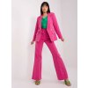 Dámský kostým Italy Moda komplet kalhot a saka -dhj-kmpl-17162.05-dark pink