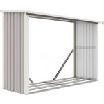 PENTA CZ s.r.o. Přístřešek na dřevo G21 WOH 335 - 242x89 cm, šedý – Sleviste.cz