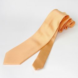 Hedvábná kravata LeeOppenheimer žlutá rustic