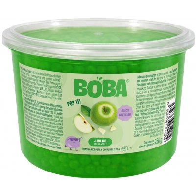 BOBA Zelené jablko kuličky do Bubble Tea 950 g – Zboží Dáma